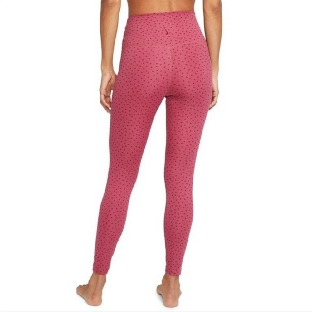 Nike Yoga Pink Dots 7/8 Leggings High Rise New Size S - Picture 3 of 14